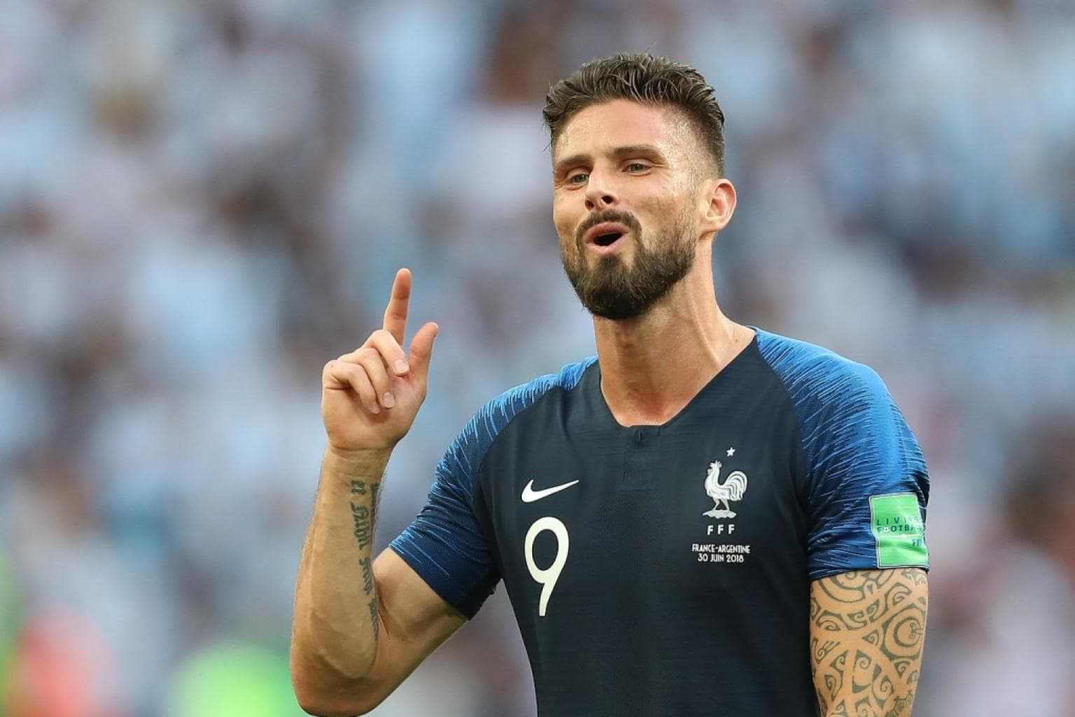 Olivier Giroud met son maillot aux enchères pour soutenir les chrétiens persécutés