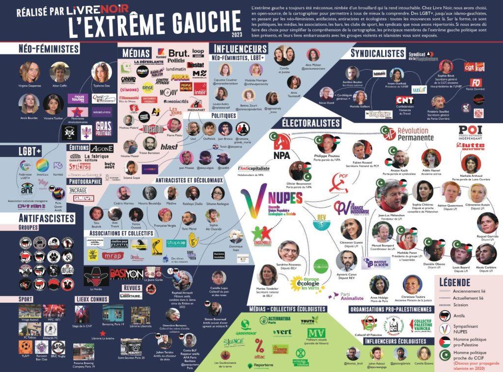 L’extrême gauche (enfin) cartographiée ! [Poster géant dans notre magazine]