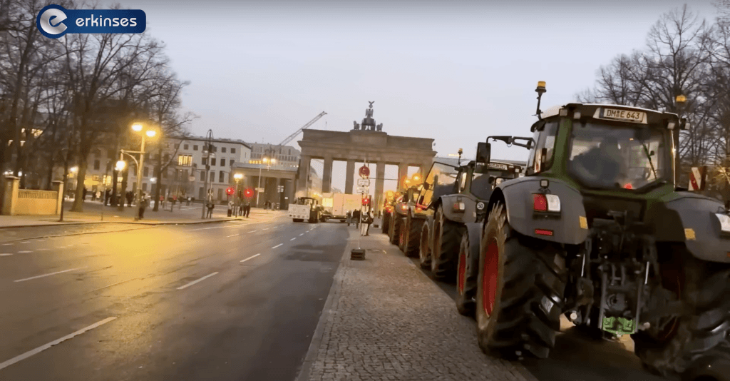 Les agriculteurs allemands bloquent Berlin