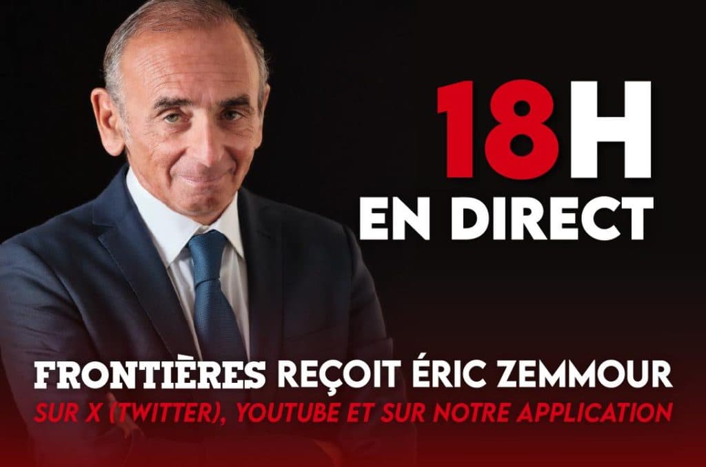 Éric Zemmour est en direct chez Frontières pour un grand entretien spécial Algérie !